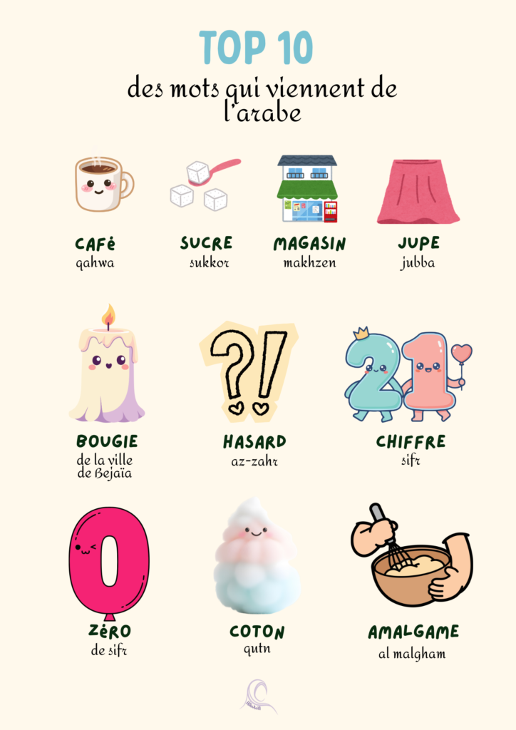 top 10 des mots arabes dans la langue française