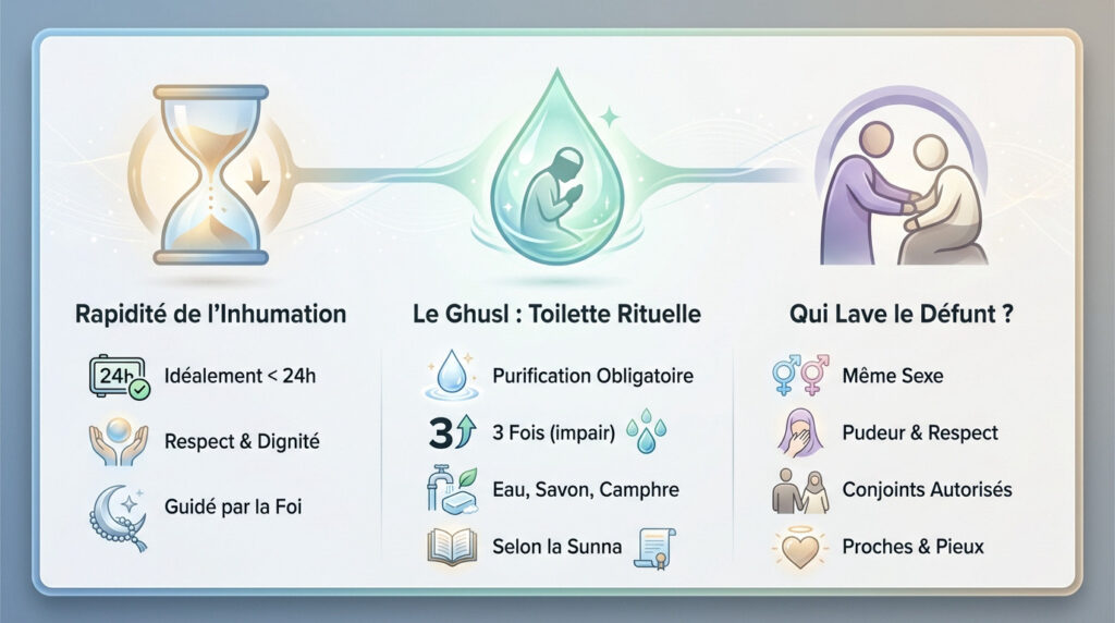 enterrement musulman Infographie 