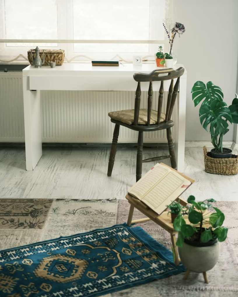 prayer corner coin de prière