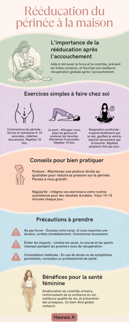 infographie rééducation périnée